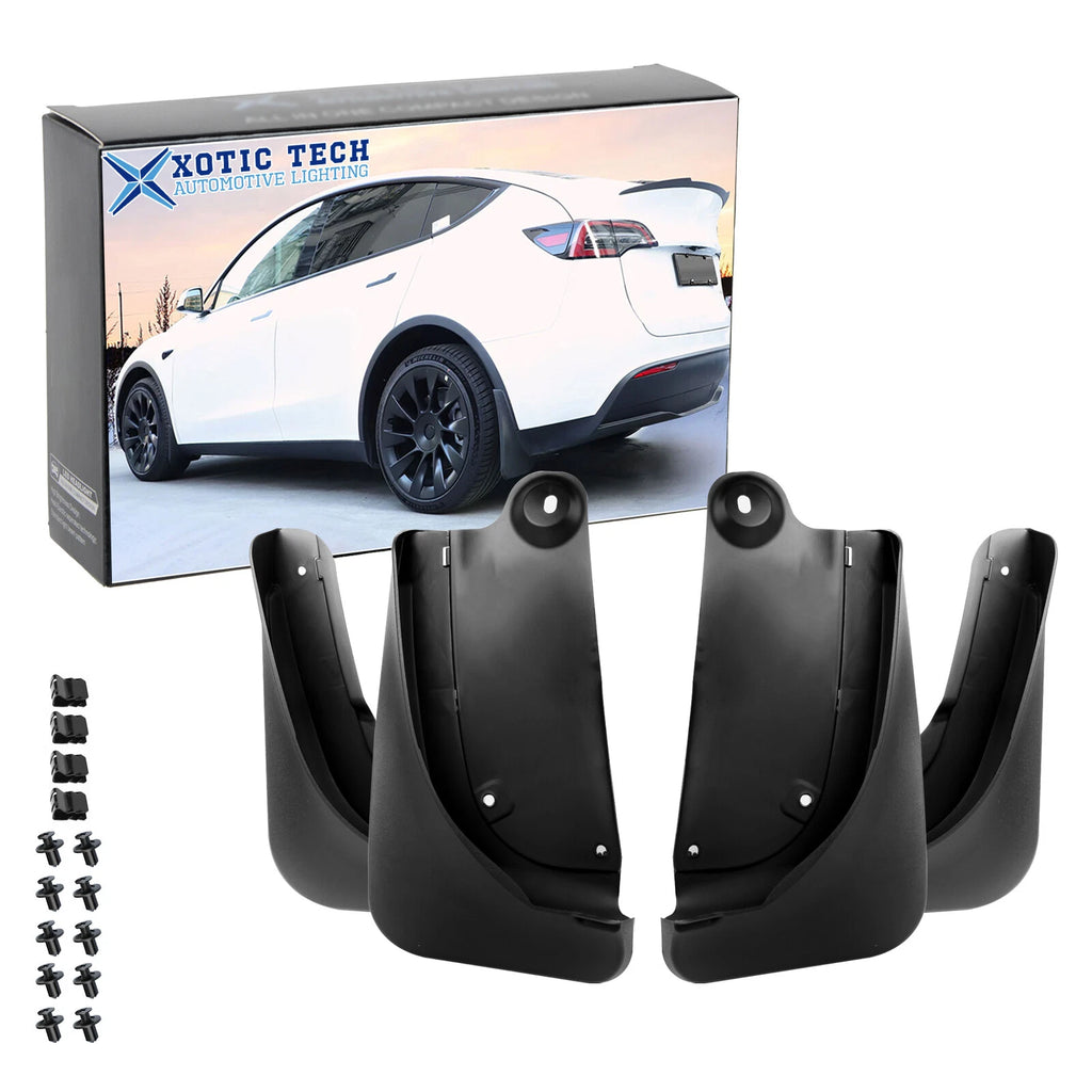 Mud Flaps Splash Guards for Tesla Model Y (2020–2025)