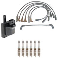 Hitachi Ignition Coil & Denso 6 Iridium Spark Plugs Wire Set for Safari V6