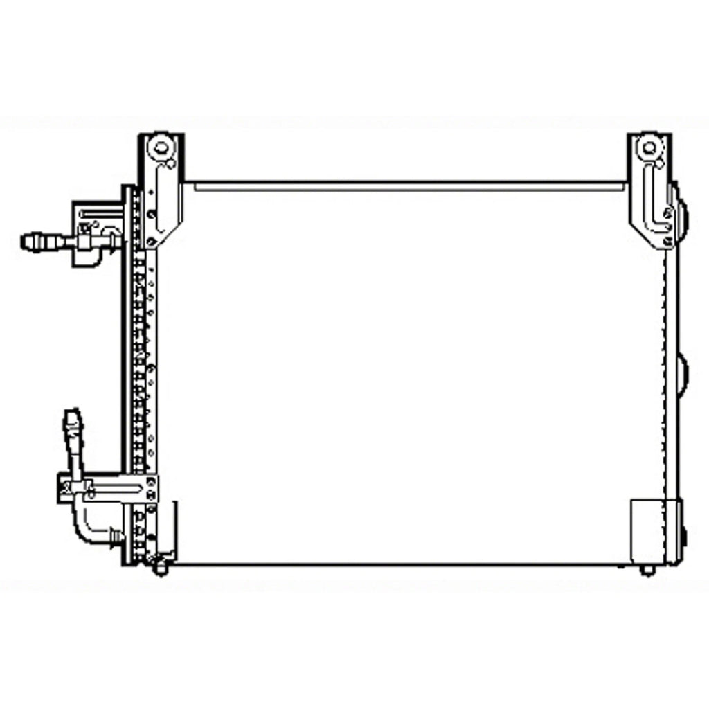 Replacement A/C Condenser For 1994-1997 Dodge Pickup Dodge Fullsize(-2002)