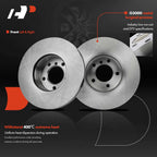 Front Disc Brake Rotors & Ceramic Pads for BMW 328i (2010-2013)