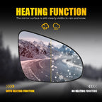 Heated Mirror Glass for Toyota Corolla Sedan (2014–2019) Passenger Side