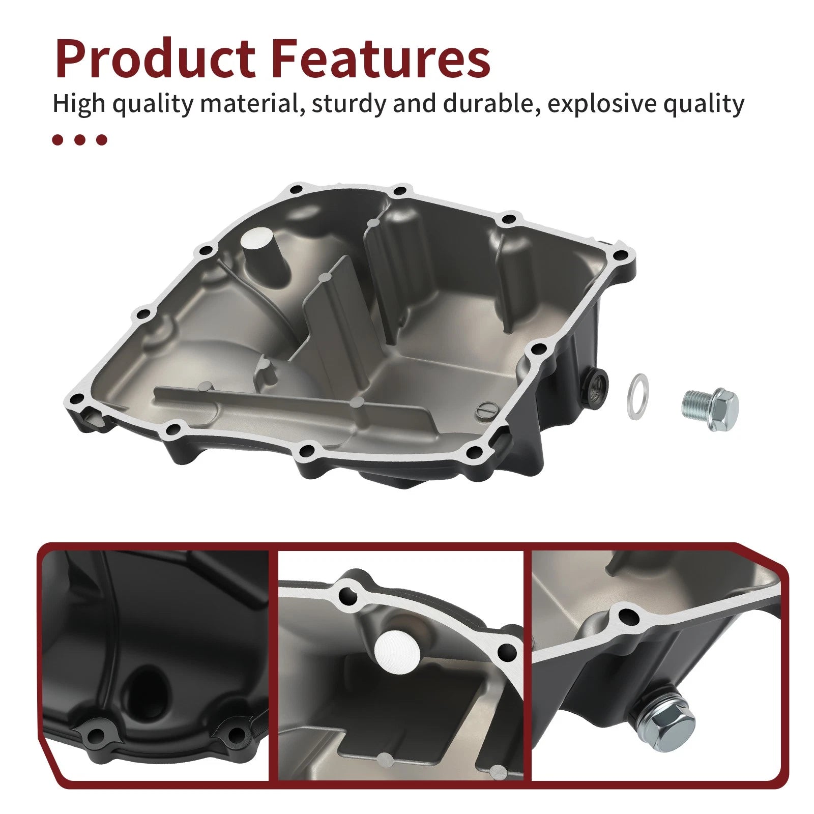 Oil Pan Strainer Cover for Yamaha FZ07 MT07 XSR700 Tenere 700 (2014–2023)