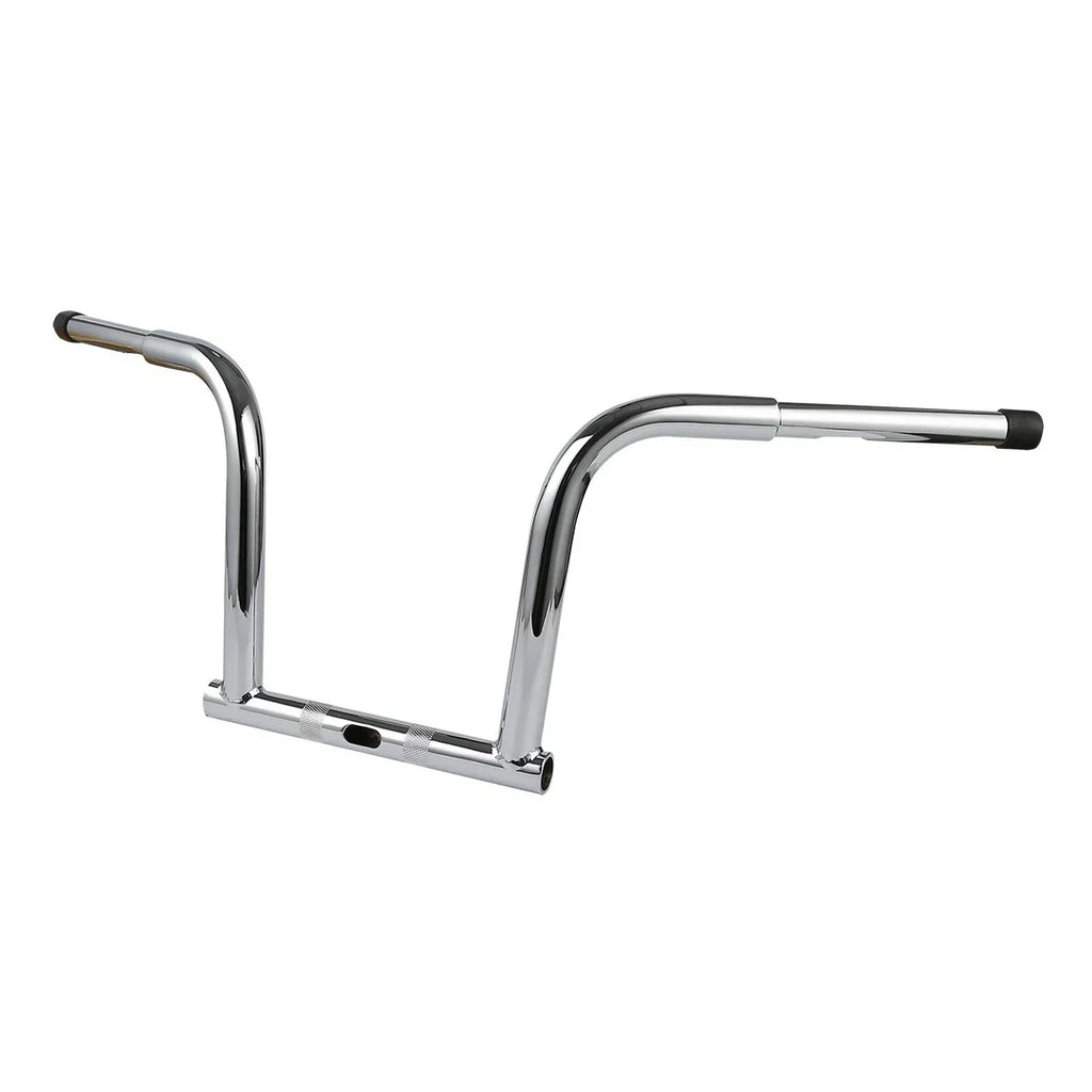 12" Chrome Rise Handlebar for Harley Dyna FXDB, Fat Bob FXDF (2006-2017)