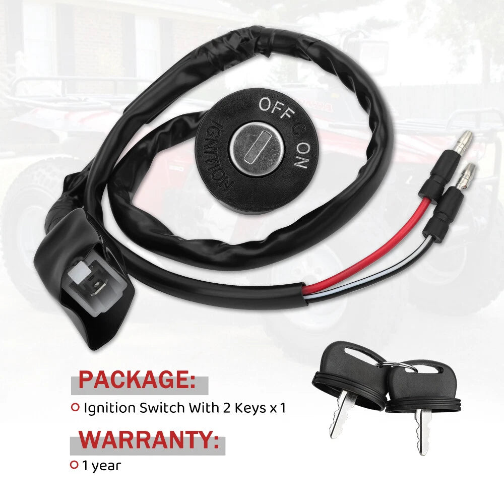 Ignition Key Switch for Honda FourTrax 250 TRX250 (1985–1987) 35100-HA8-682