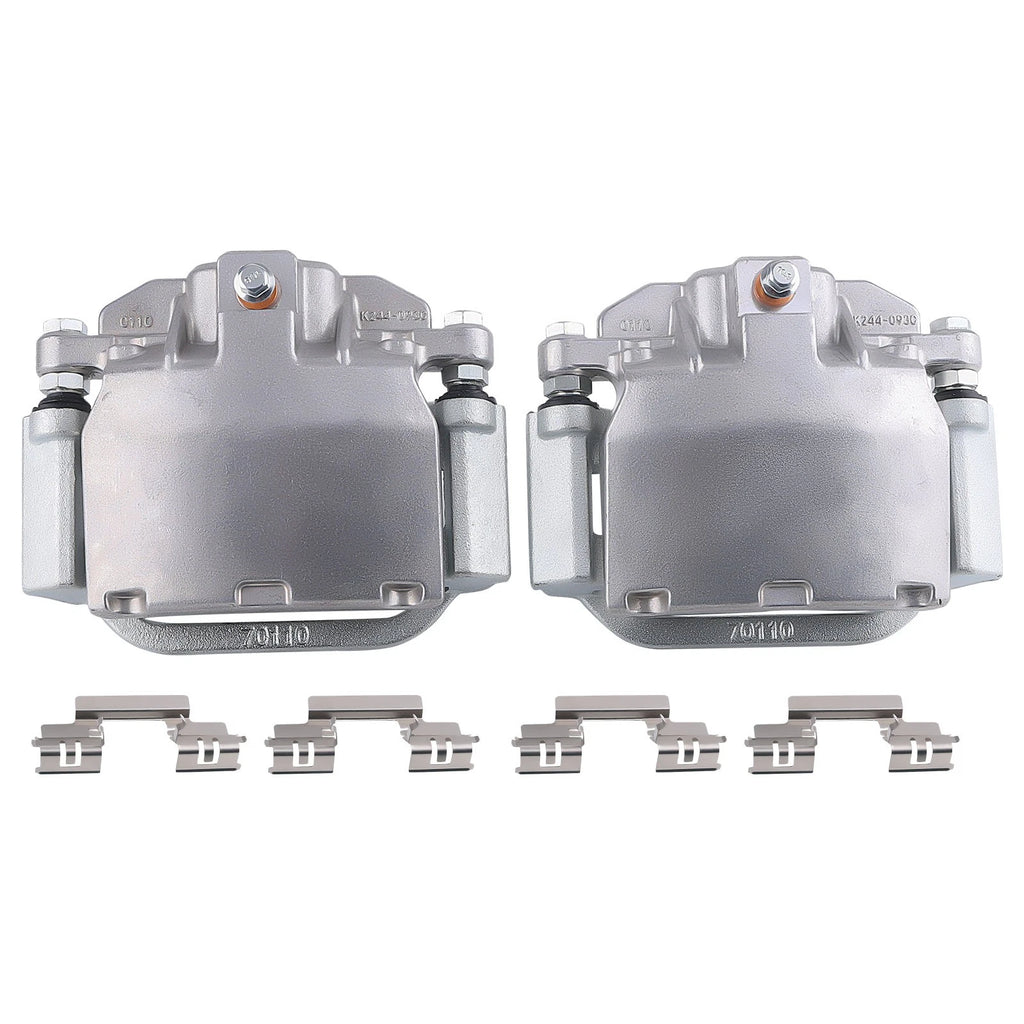 2X Rear Brake Calipers with Bracket for Cadillac Escalade GMC Sierra 1500 (2018–2023)