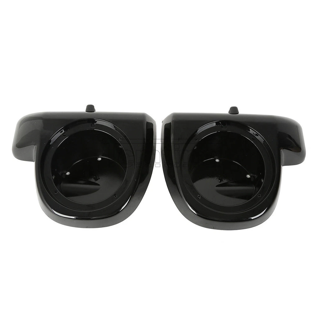 Speaker Pods for Harley Touring (2014–2024) - Black ABS, 6.5" Vented