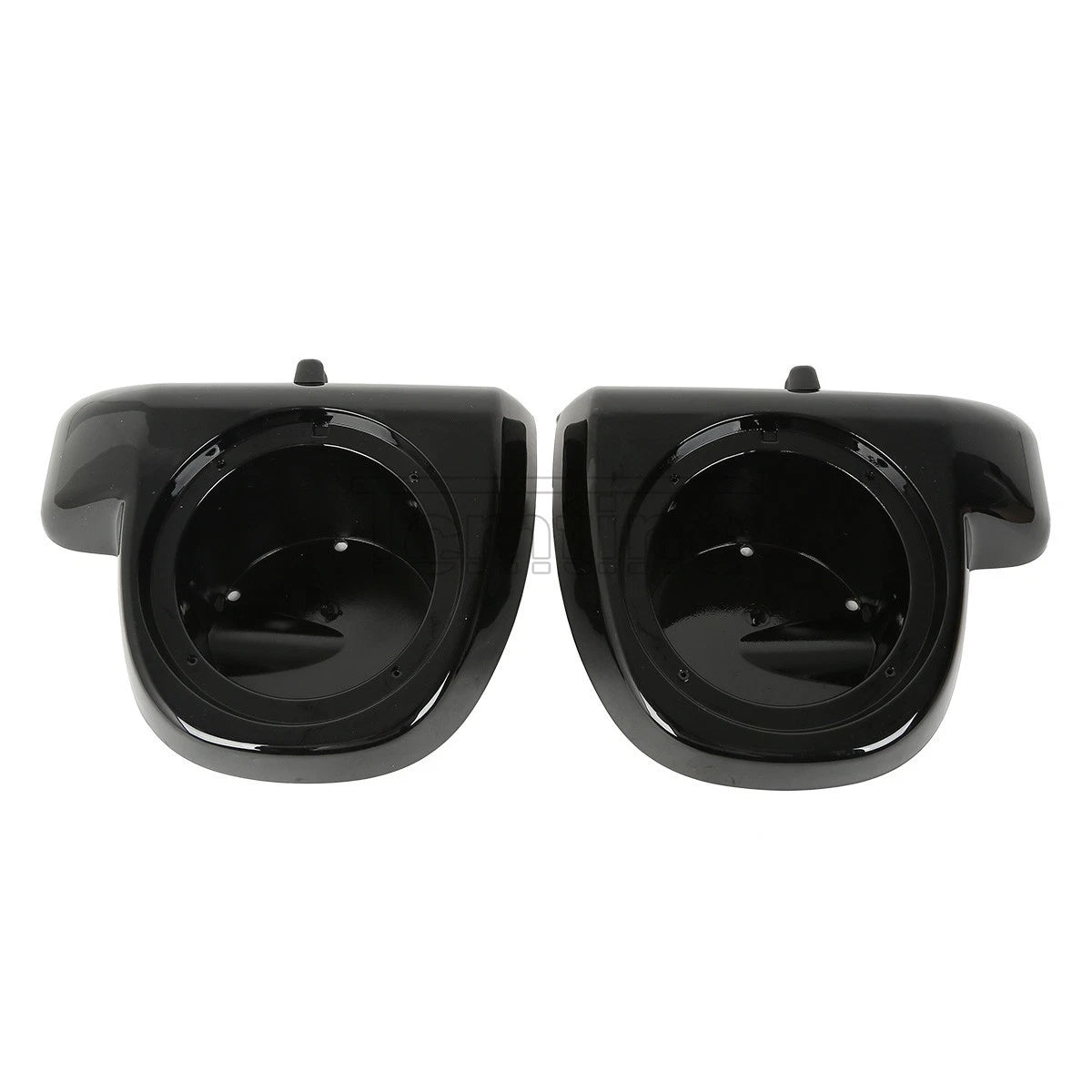 Speaker Pods for Harley Touring (2014–2024) - Black ABS, 6.5" Vented