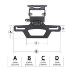 Tail Tidy Eliminator Plate Holder for Kawasaki Ninja 400 (2018–2024)