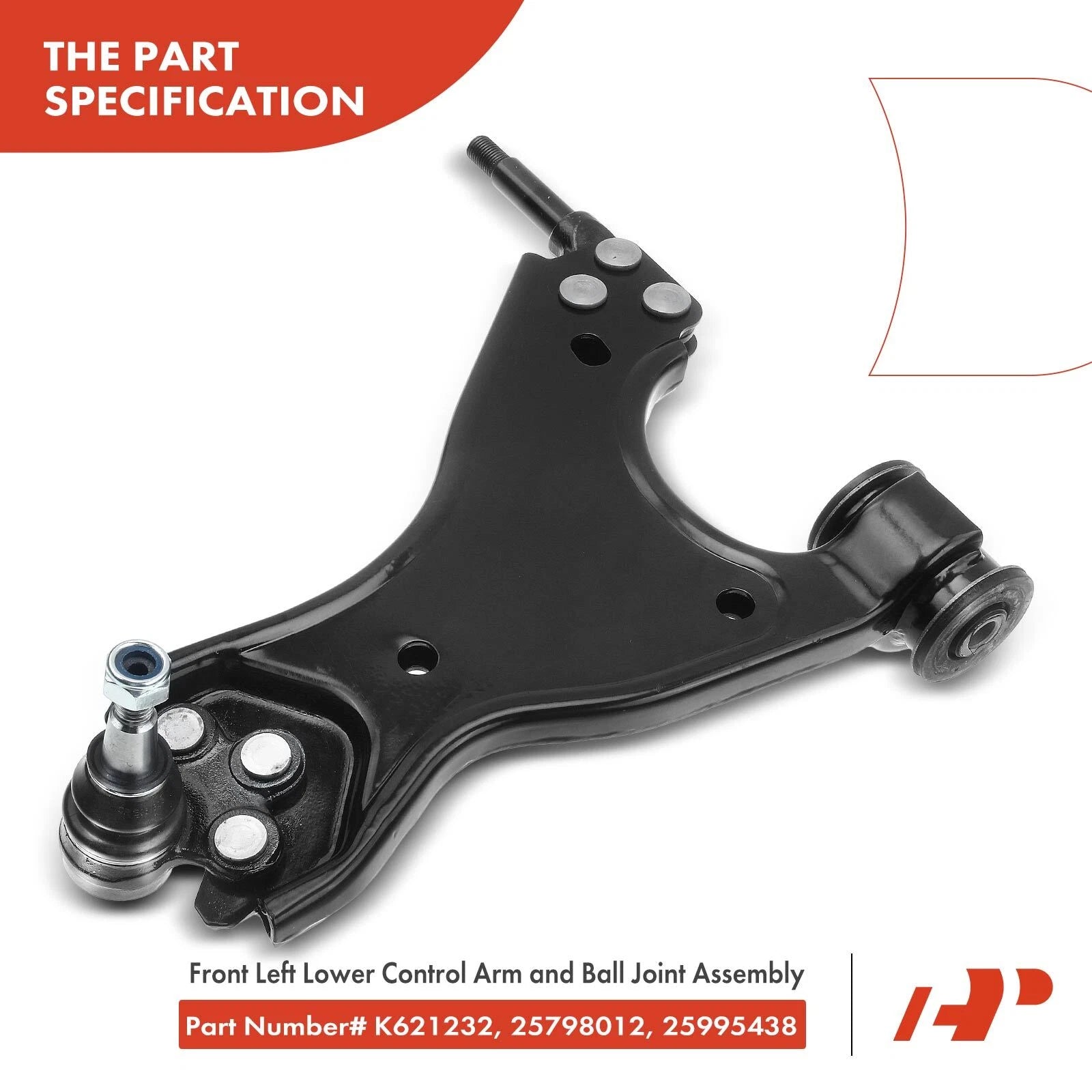 Front Left Lower Control Arm Ball Joint for Chevy Traverse (2009-2023)