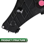 Front Bumper Bracket Retainer Set for Toyota Tundra (2014–2021)