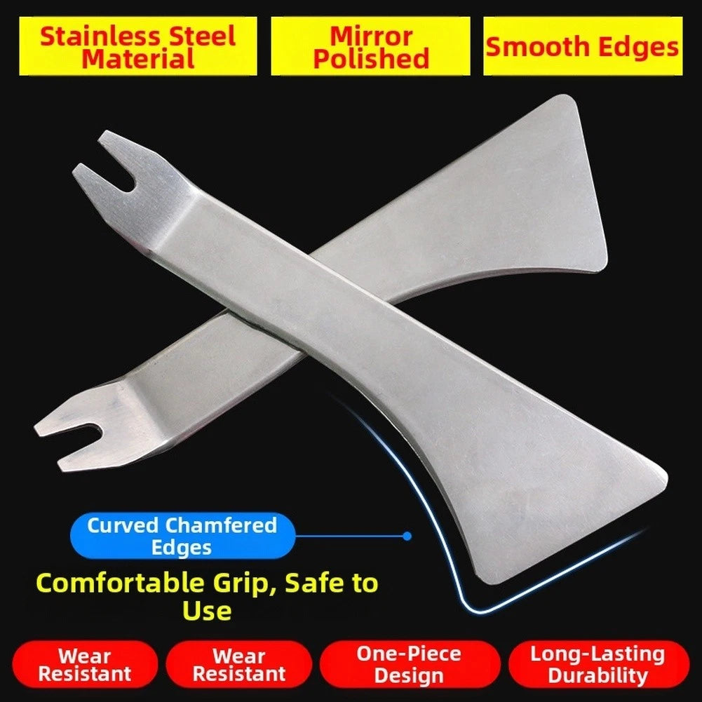 Stainless Steel Pry Bar Tool for Car Interior Door Panel Removal