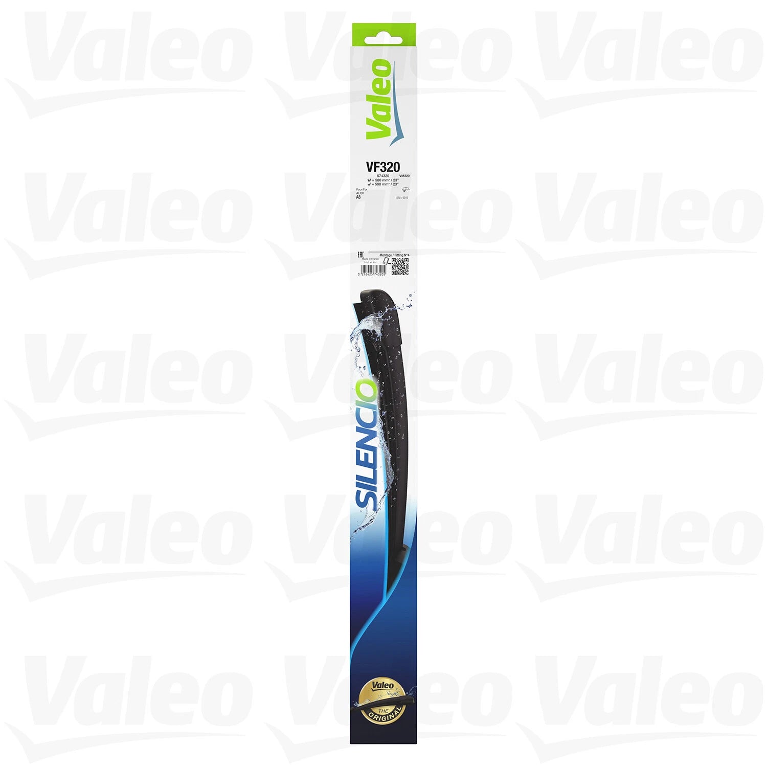 Set of 2 Valeo 574320 Front Windshield Wiper Blades for Audi