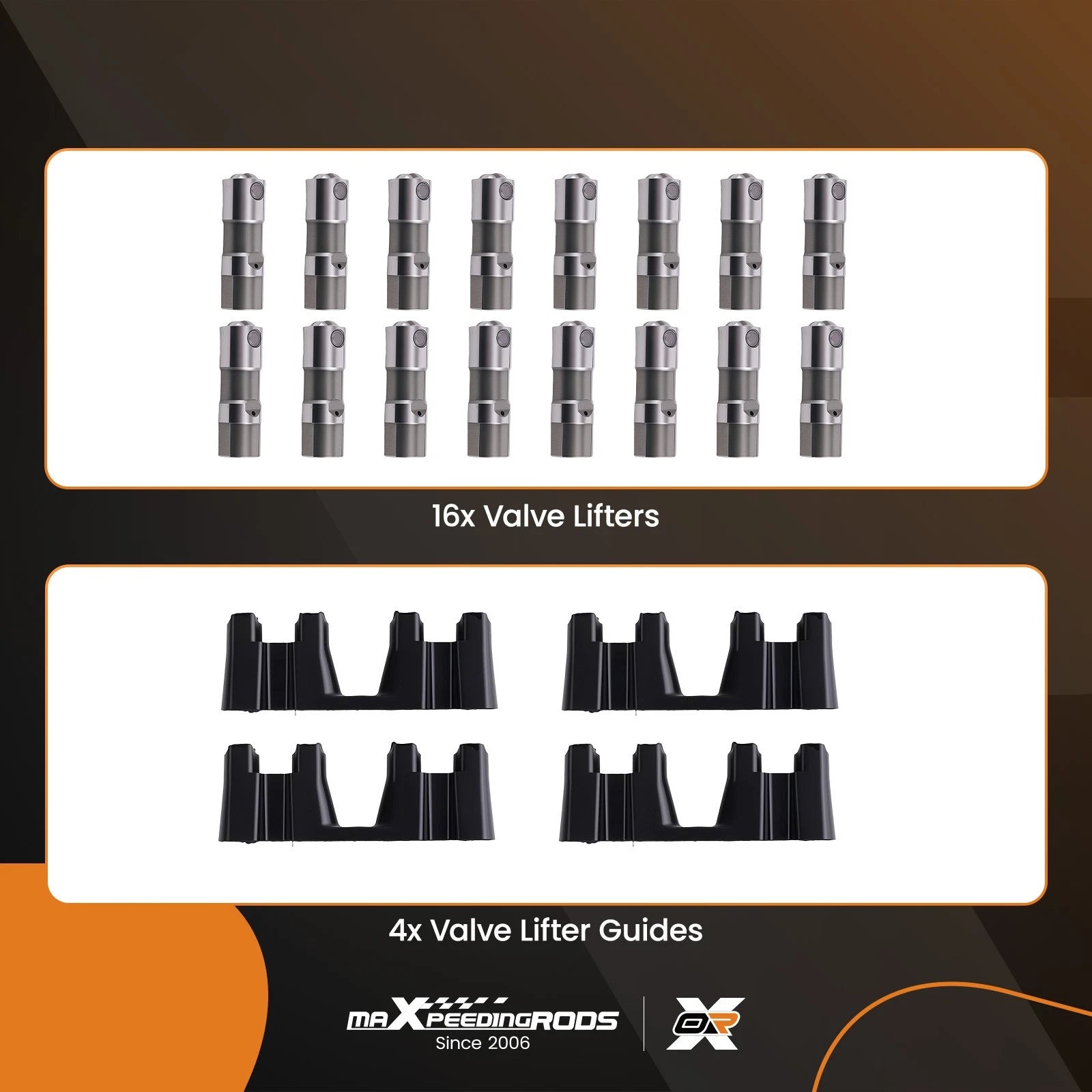 16PCS Valve Train Kit for Ford E350 F250-F550 6.0L 6.4L Diesel (2003–2010)