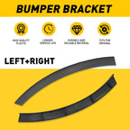 Set of 2 Front Bumper End Caps for Toyota RAV4 (2016-2018) Textured