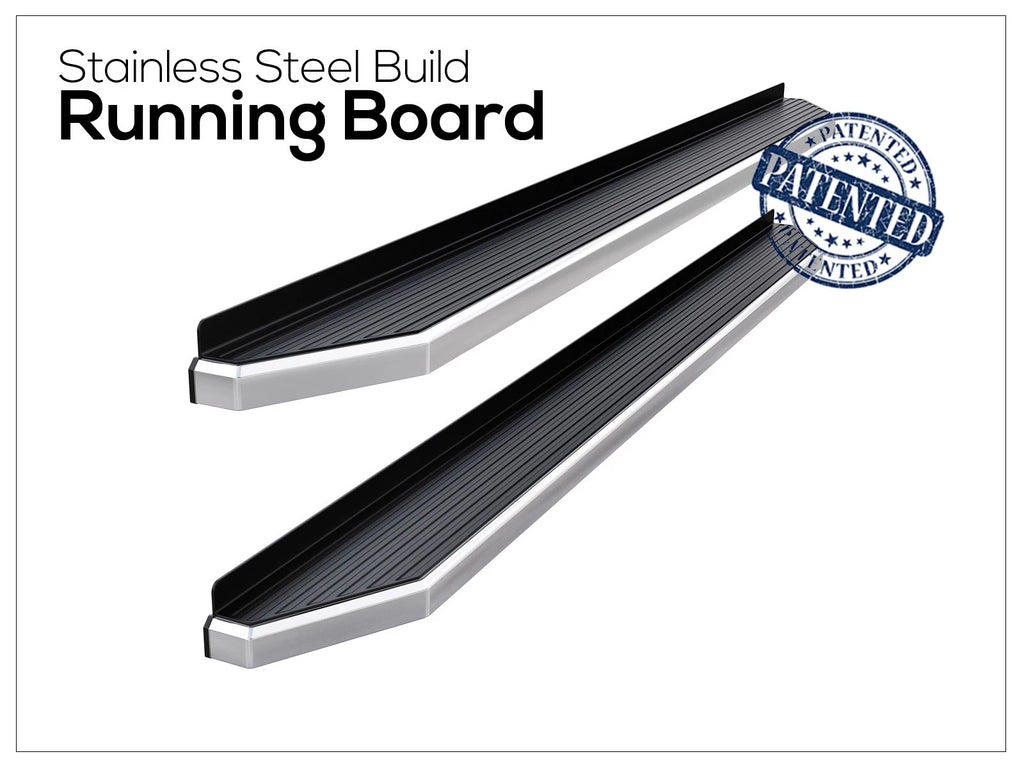 6" Polished Side Step Bars for Honda Ridgeline (2006-2014)