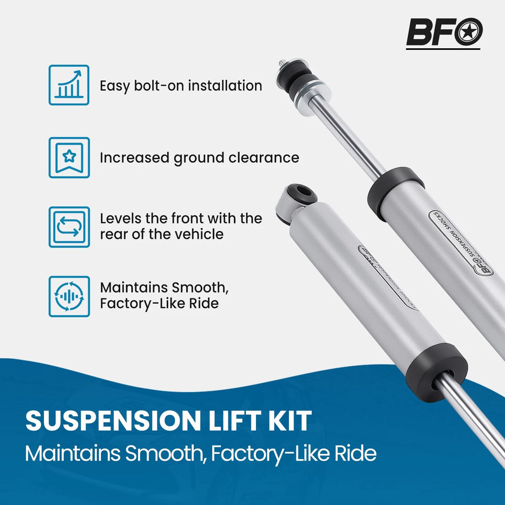 2.5in Leveling Lift Kit with Shock Absorber for F-150 4WD (1997–2003)