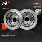 Rear Disc Brake Rotors & Ceramic Pads for Chevy Silverado 1500 (2001–2006)