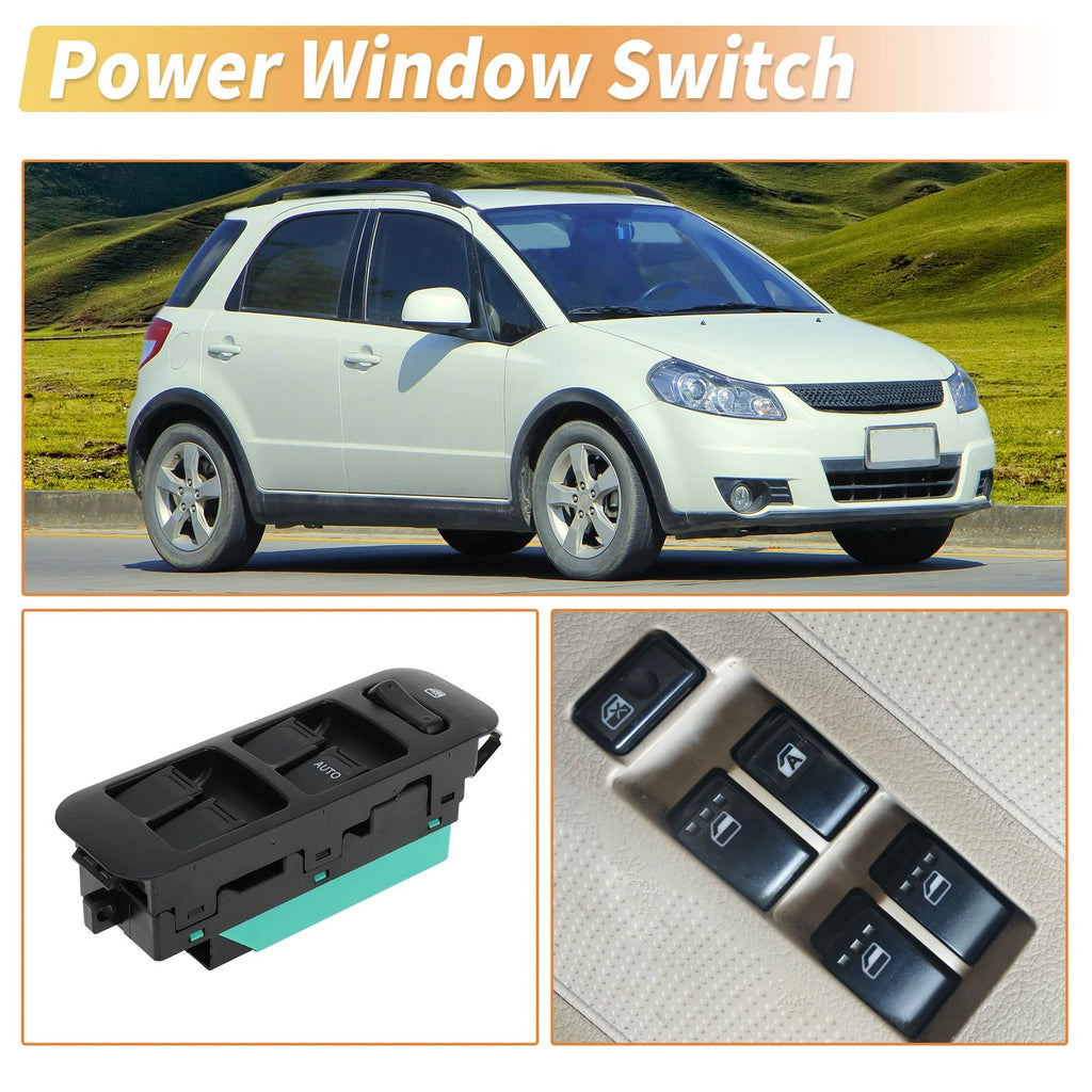 Power Window Switch for Suzuki (Black Green) (2010–2015)