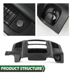Dash Radio Bezel Climate Trim Panel for Dodge Ram 1500 2500 3500 (2002–2005)