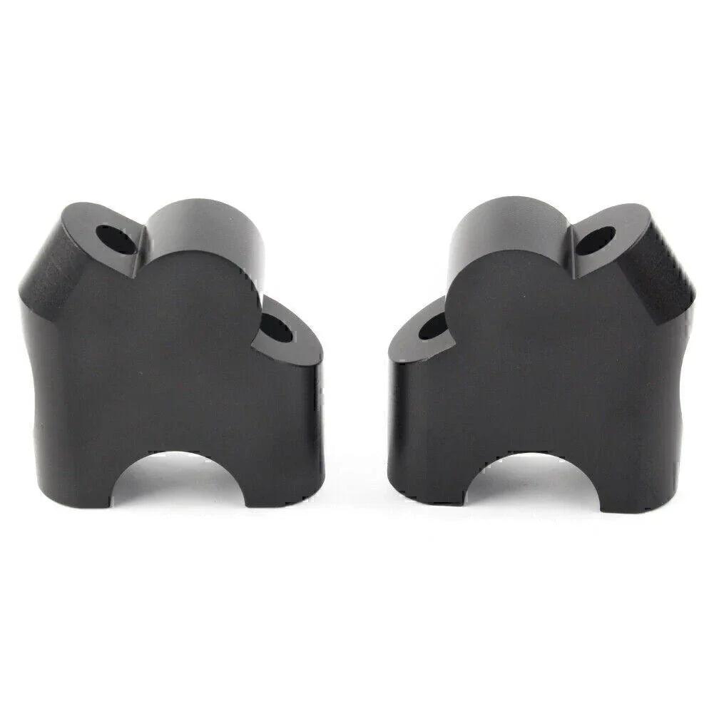 Black HandleBar Bar Risers Mount Clamp Adapter for BMW F800R (2015-2017)