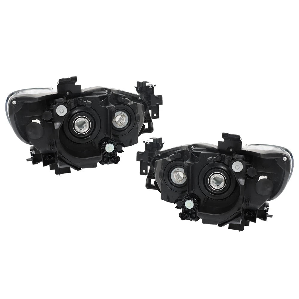 Set of 2 Headlights for Mazda 6 (2014–2017) Black Housing Halogen