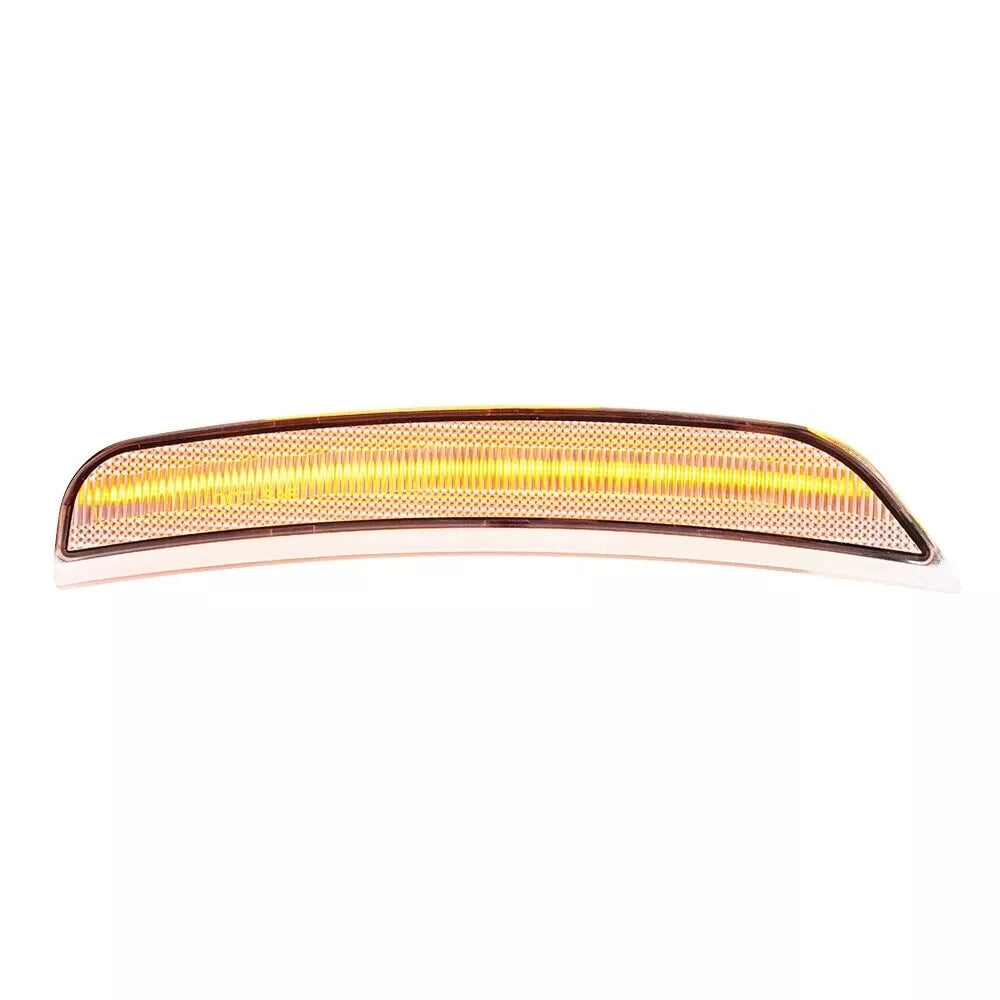 Clear Lens Amber LED Front Bumper Side Marker Lights for Dodge Durango (2021–2025)