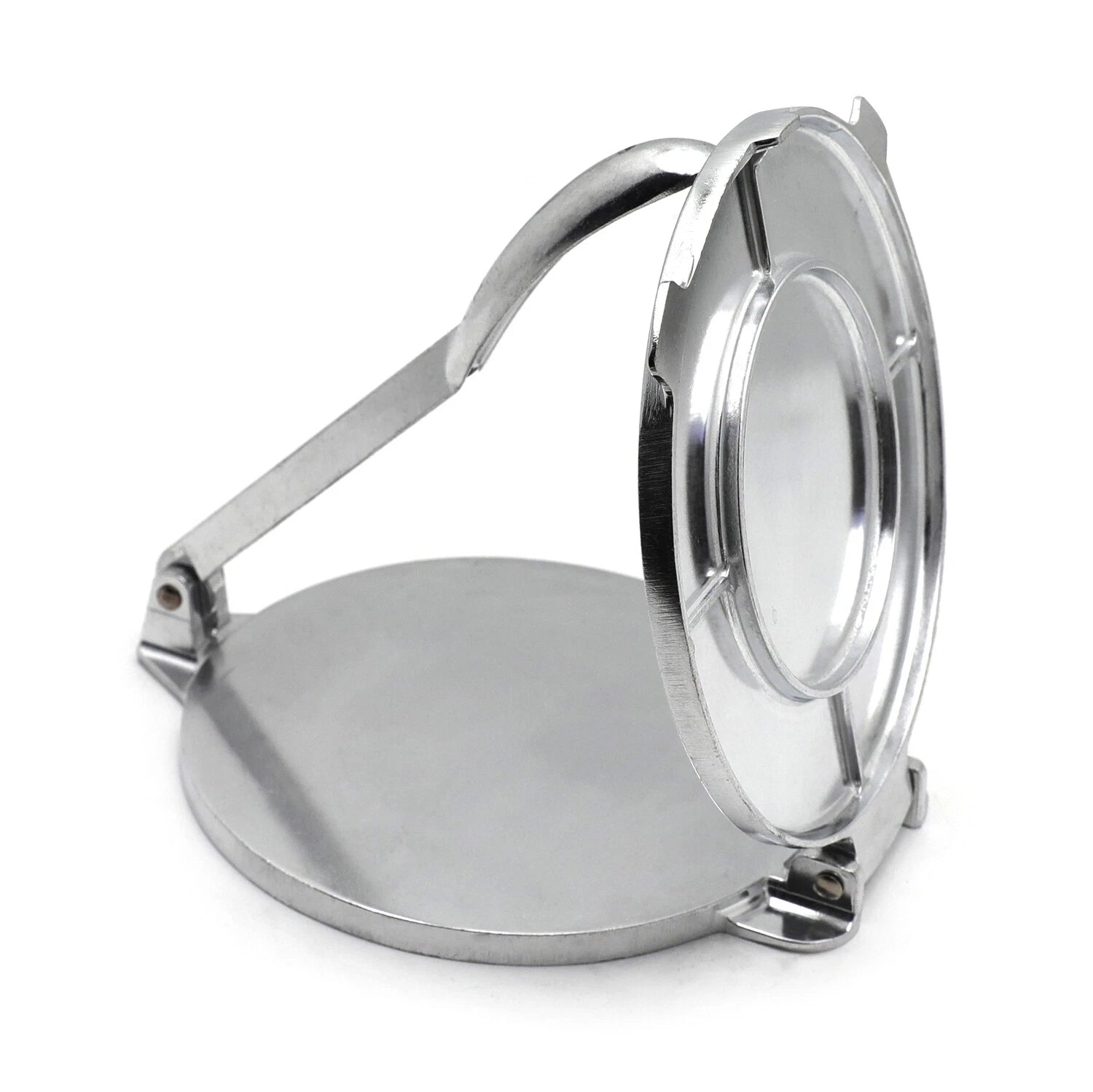 Aluminum Tortilla Press 8" Wide with 10" Handle for Tortillas