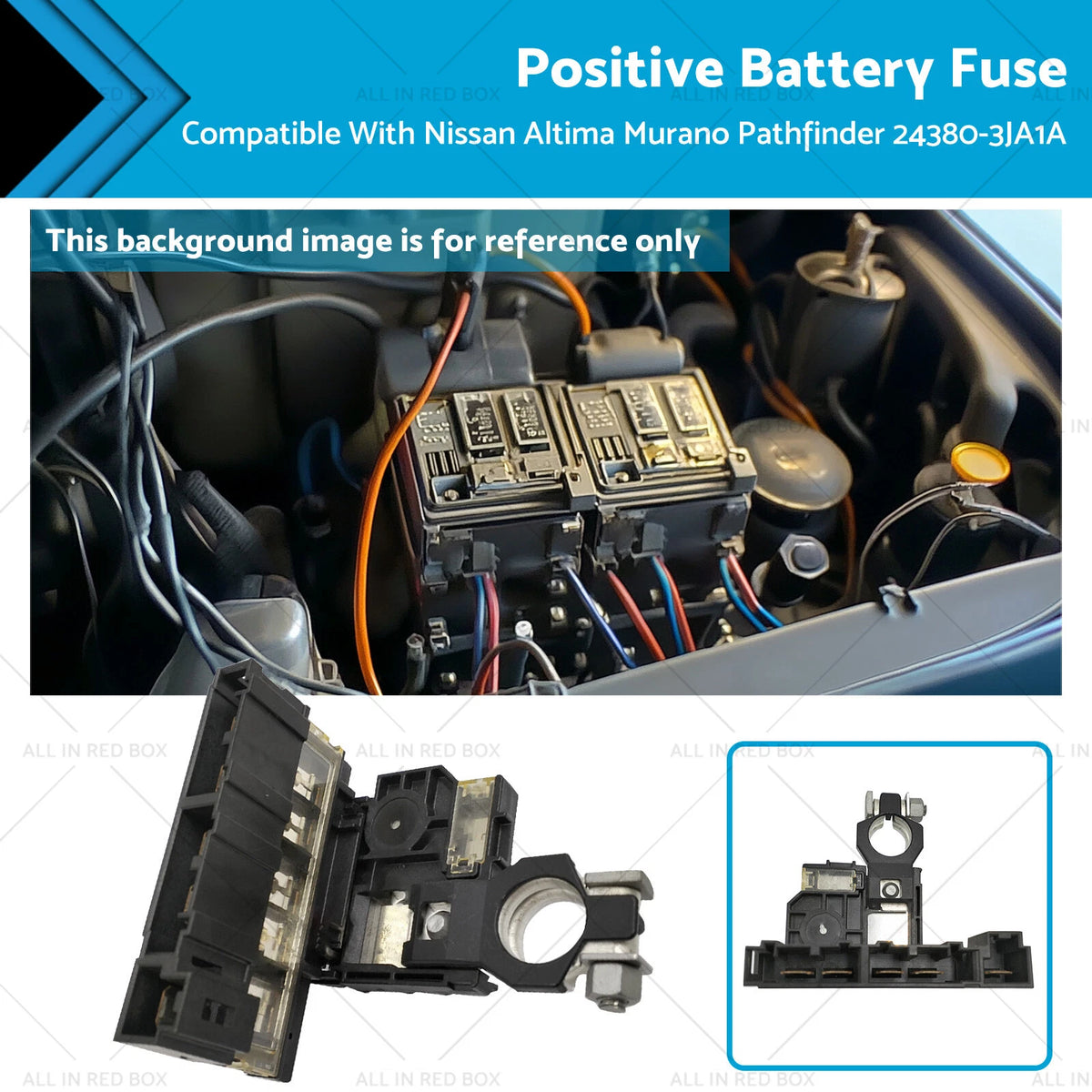Positive Battery Fuse for Nissan Altima Murano Pathfinder (2002–2022) 24380-3JA1A