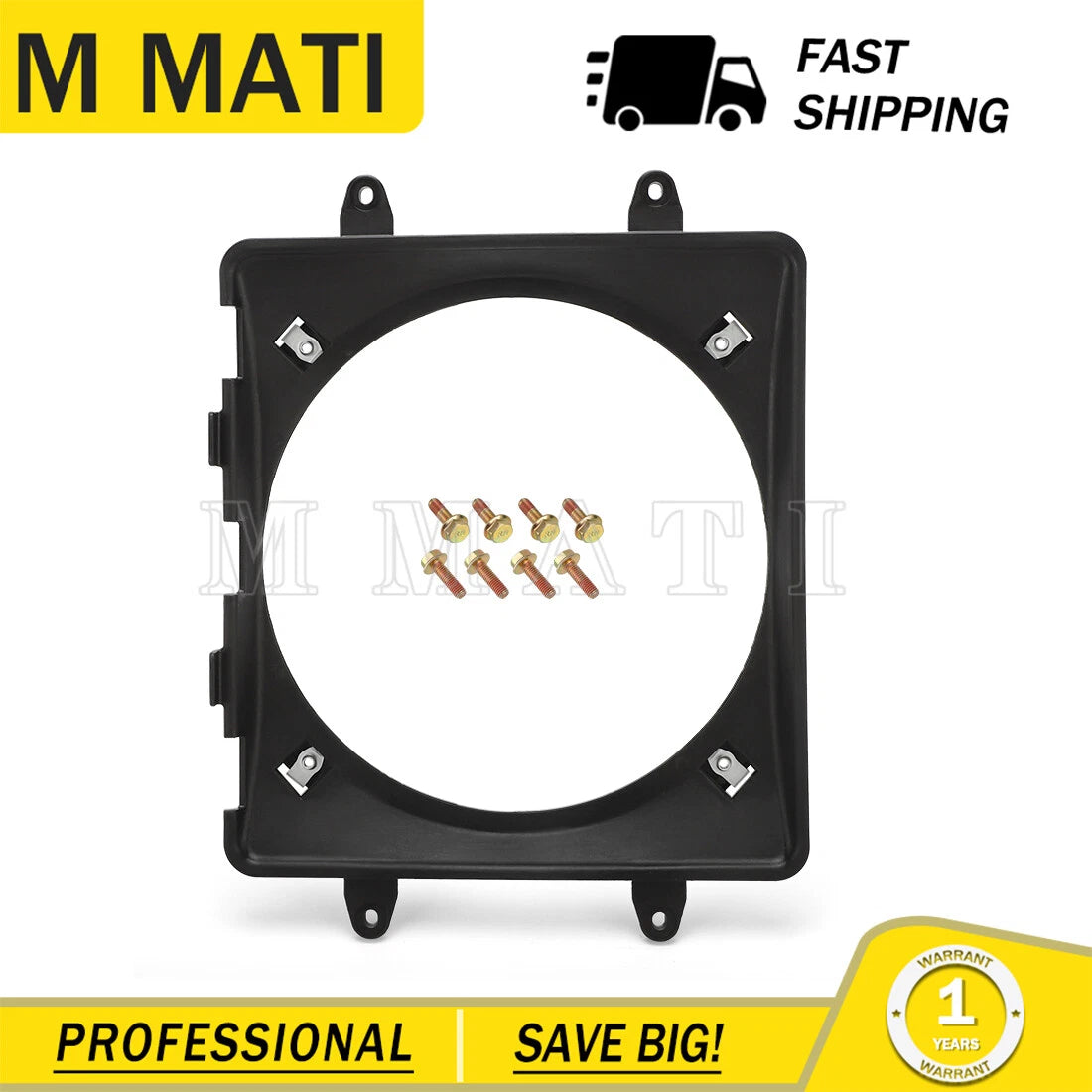 Radiator Fan Cooling Shroud for Polaris Sportsman RZR 700 800 (2002–2014) 5437845 5434853
