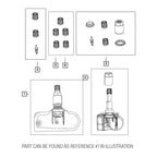 Tire Pressure Monitoring Sensor for Chrysler Dodge Jeep (OEM)