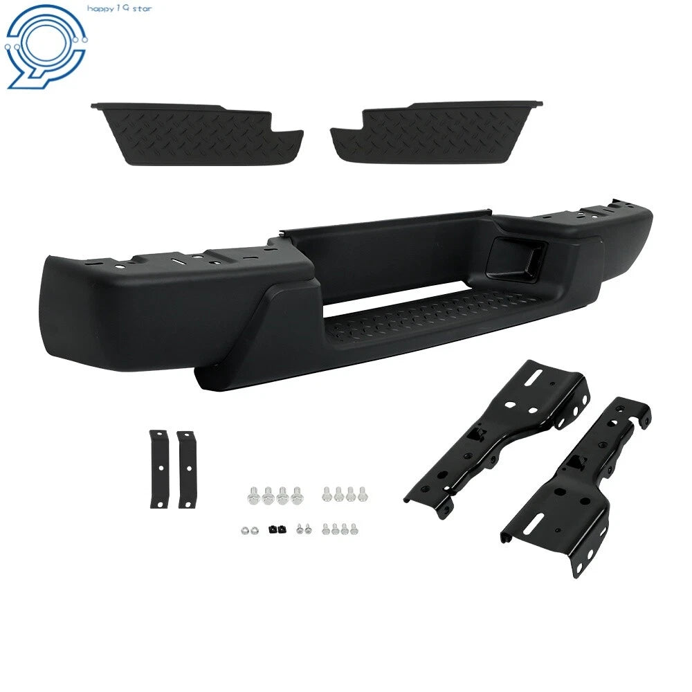 Steel Rear Step Bumper Assembly for Chevy Colorado GMC Canyon (2008–2012)