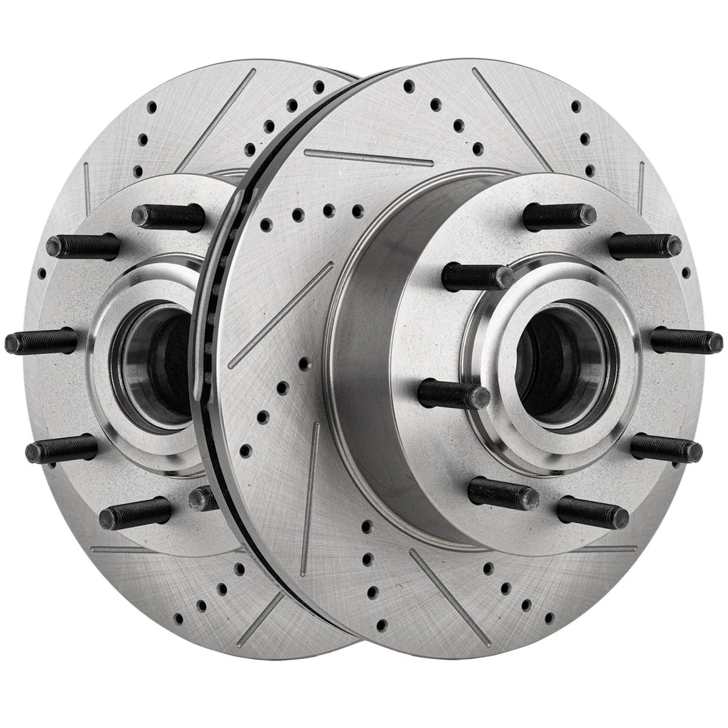 Front Brake Disc Rotors for F250 F350 Super Duty (2012–2022) RWD