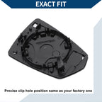 Left Side Mirror Glass Replacement for Volkswagen Polo (2017–2023)