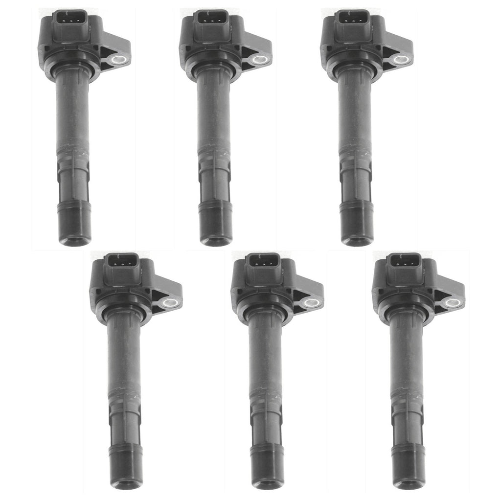 Set of 6 Ignition Coils for Acura MDX Honda Pilot Ridgeline Accord