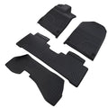 Black All-Weather Floor Mats for Acura MDX (2014–2020) 7 Seater TPE Rubber