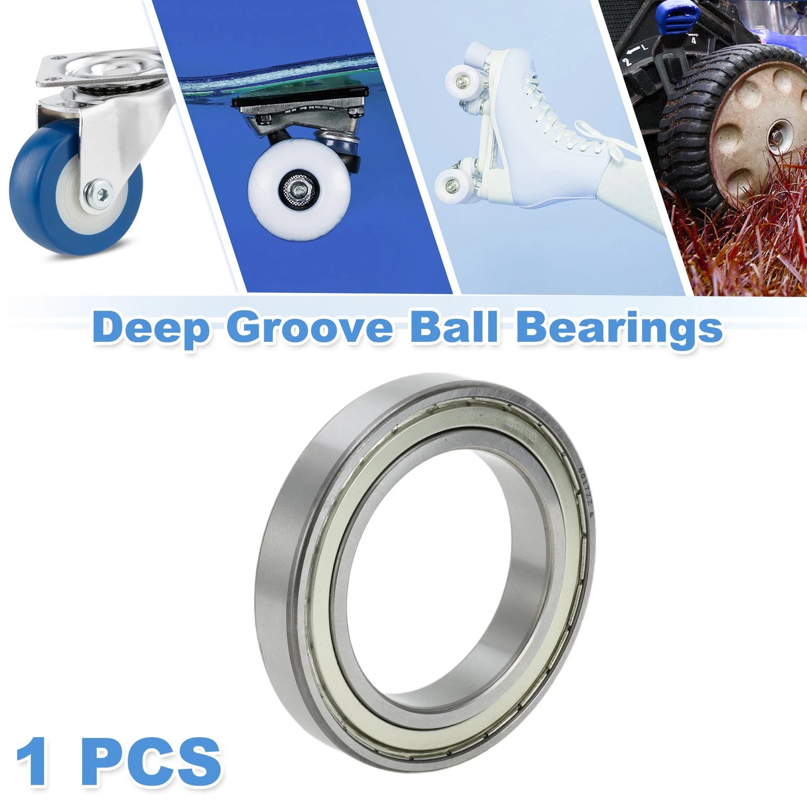 Deep Groove Ball Bearings 85x130x22mm for Scooter Skateboard (6017ZZ)