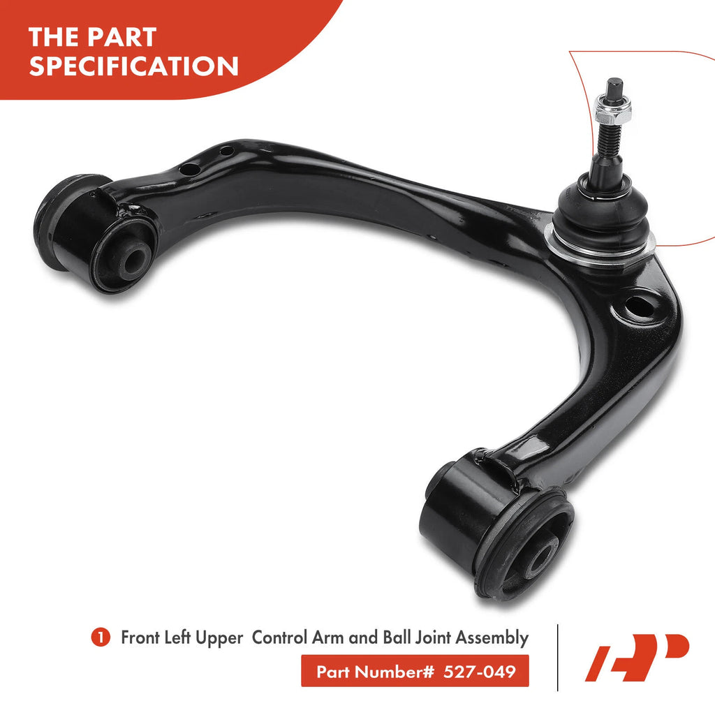 2X Front Upper Control Arm with Ball Joint for Ford F-150 (2015-2020)