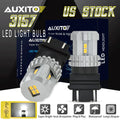 2X 6000K White LED Tail Brake Stop Backup Light Bulbs for Ford