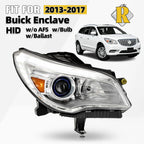 HID/Xenon Headlight for Buick Enclave (2013–2017) Passenger Side w/Bulb