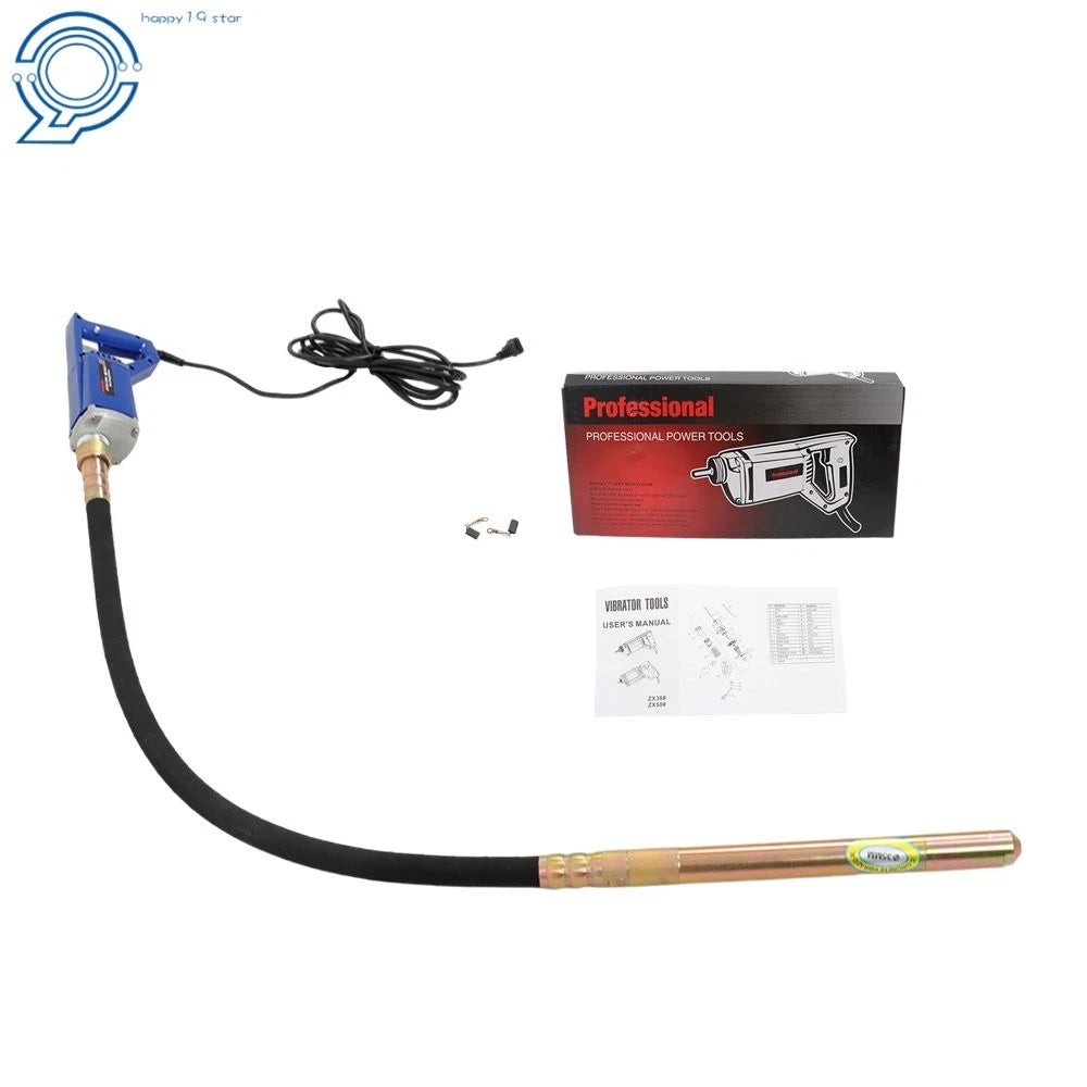 Electric Concrete Vibrator 1500W for Cement Construction (Portable)