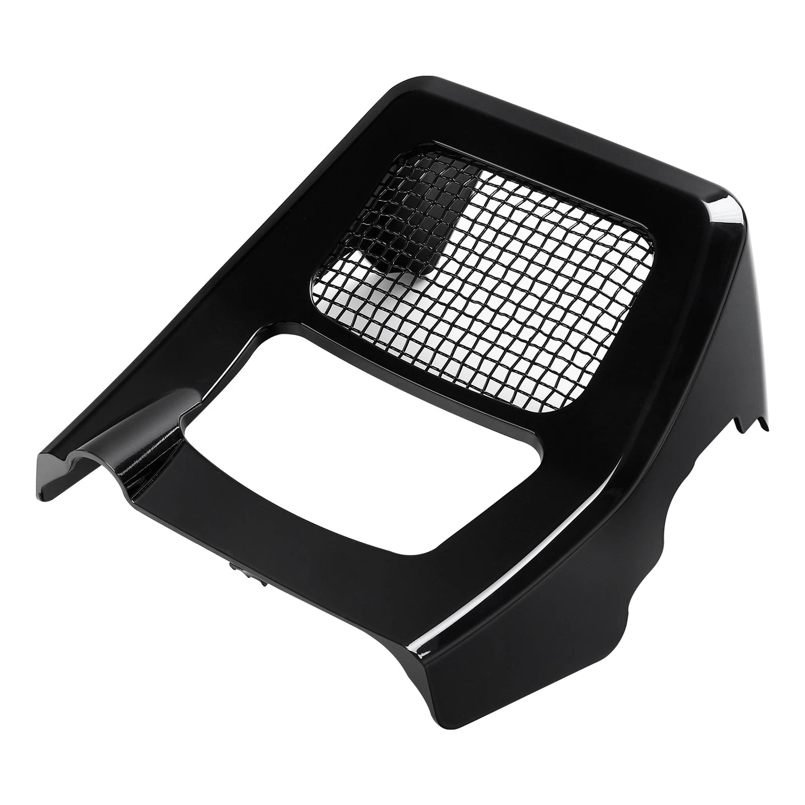 Black Fairing Spoilers Radiator Cover for Harley Road King Glide (2017–2022)