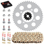 Drive Sprocket & Chain Set 428VM-X X-Ring 118 Links for Honda XR100R CRF100F (2000–2023)