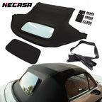 Soft Top with Glass Window & Rain Rail for Mazda Miata (1990–2005)