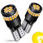 2X CANBUS LED Wedge Light Bulb for Dome Map License Plate (Amber)