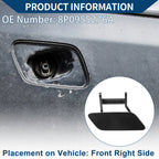 Front Right Washer Nozzle Cover Cap for Audi A3 (2008–2014) 1 Pcs