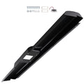 Rear Bumper Roll Pan for Chevrolet C3500/K3500 (1988–1998) Steel Primed Black