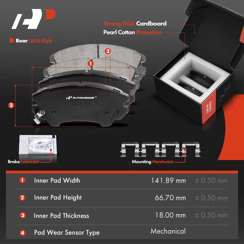 Front & Rear Disc Rotors & Brake Pads for Chevrolet Camaro