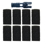 TSP10P Tail Sweep + 8X 9-100-3105 Sweep Hose Scrubber for Polaris 3900 Sport (2010–2019)