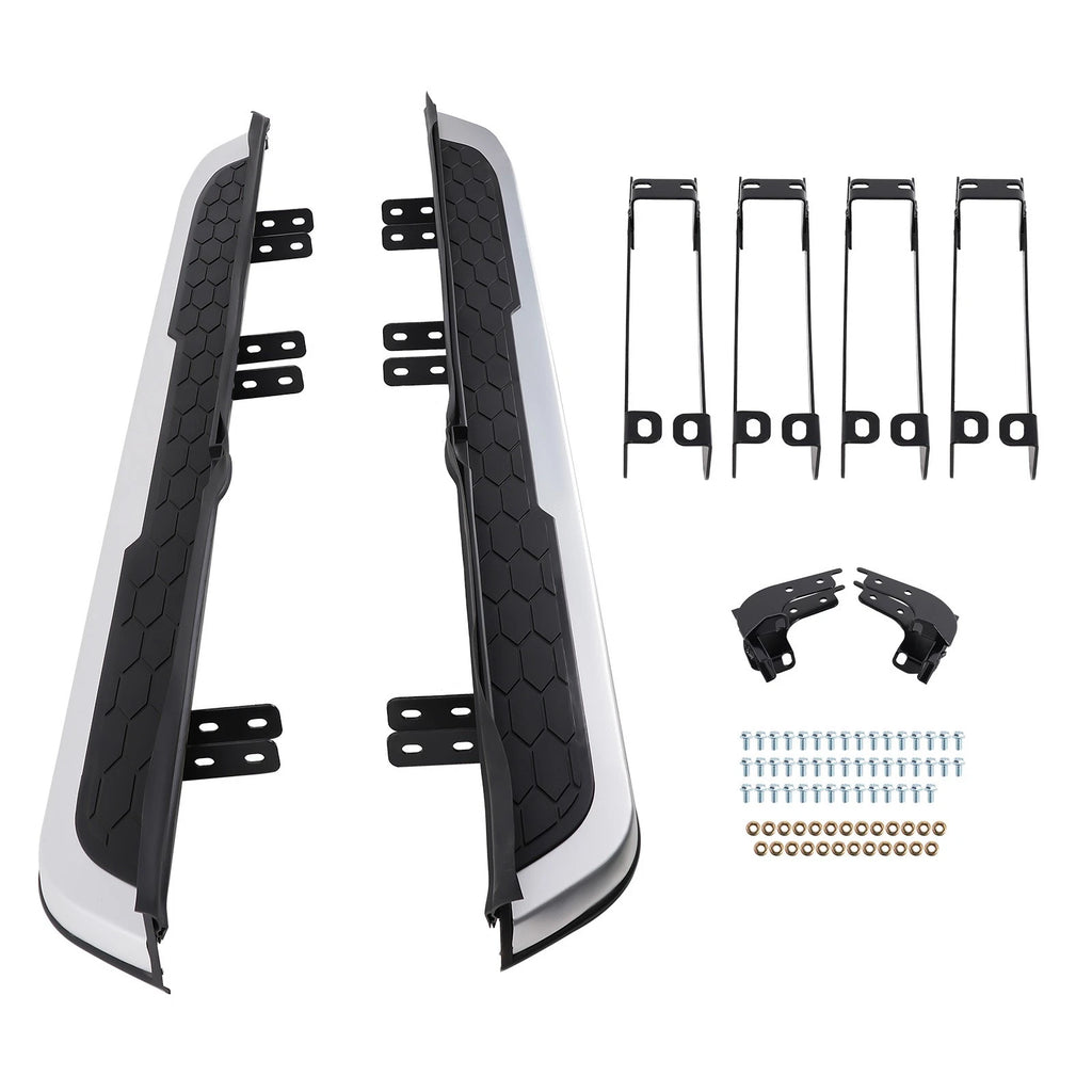Running Board Side Step Bars for Honda CR-V (2017–2022) Black Silver