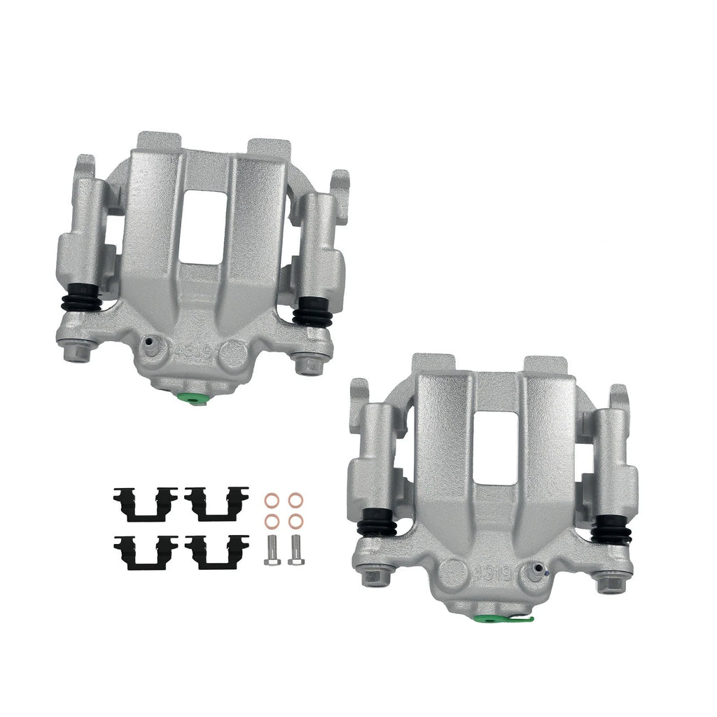 Rear Brake Caliper Pair with Bracket for Infiniti Q50 Q60 Q70 (2014-2018)